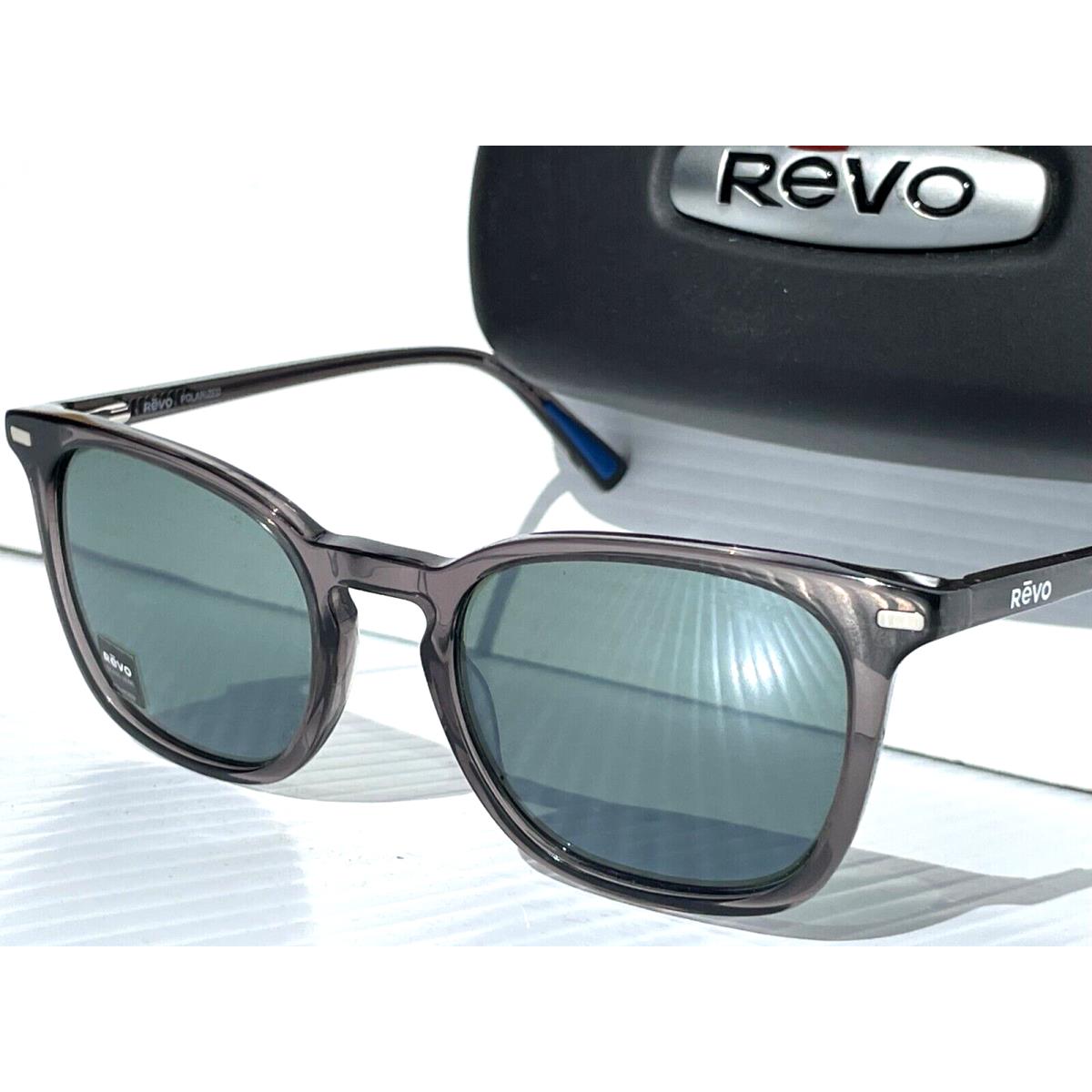 Revo Watson Crystal Grey Polarized Silver Mirror Glass Sunglass 1129 00 SG50