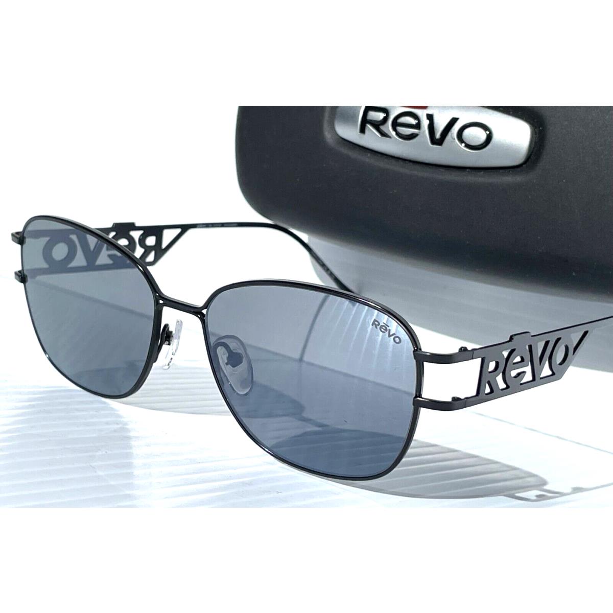 Revo Air 4 Satin Black Polarized Grey Lens Sunglass 1214 01 GY