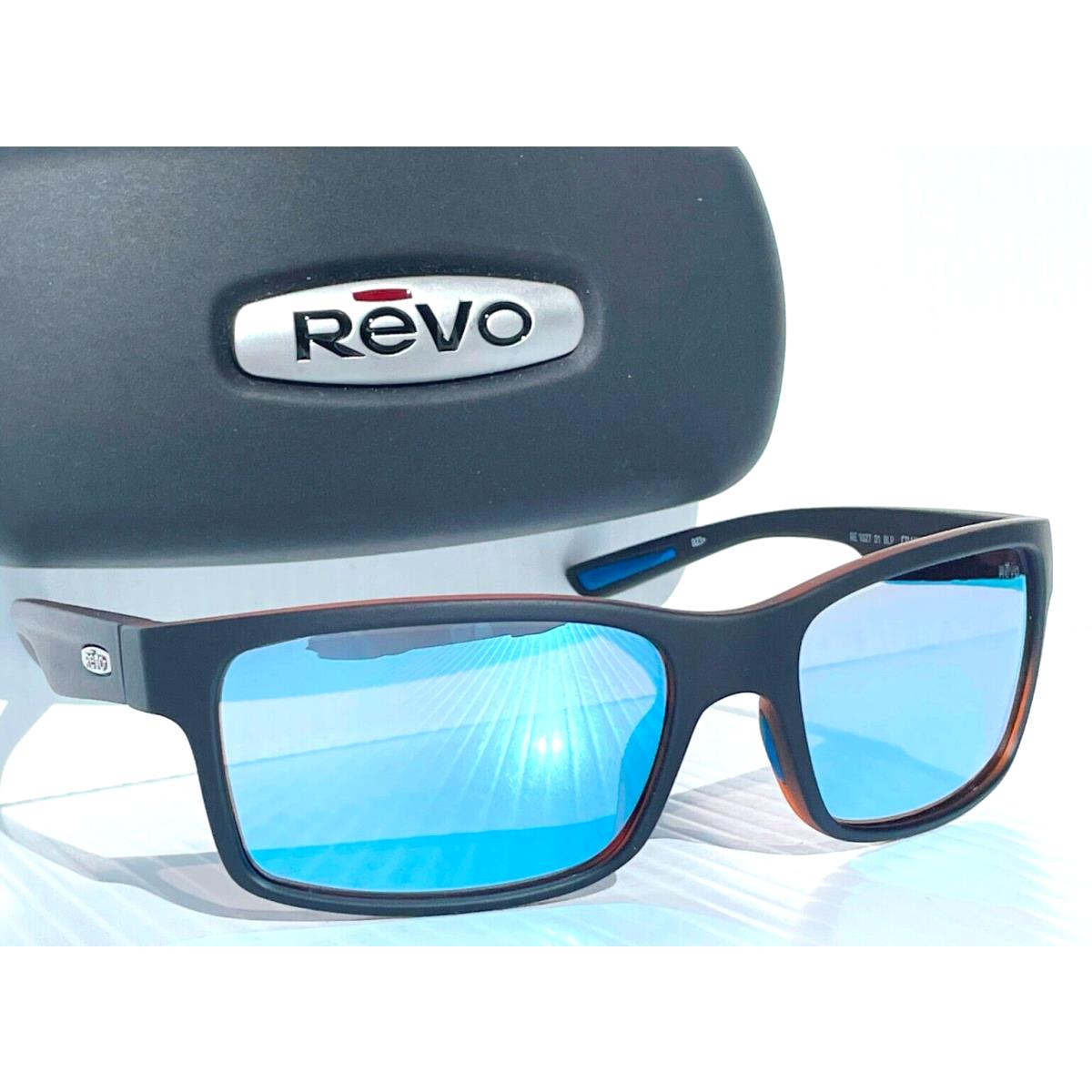 Revo Crawler Matte Blacktort Polarized Blue Water Lens Sunglass 1027 01 Blp