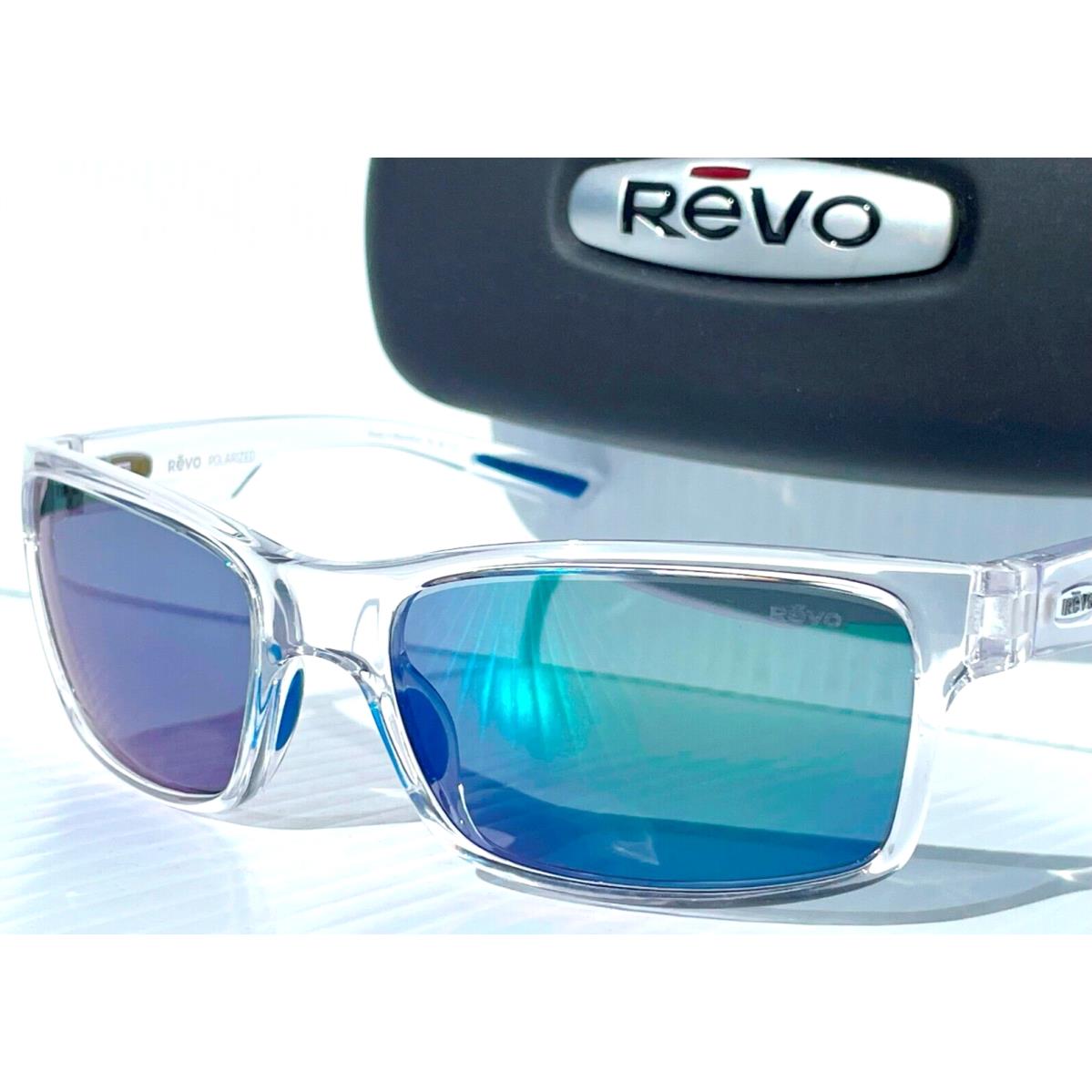 Revo Crawler Crystal Clear Polarized Evergreen Lens Sunglass 1027 09 Gnp