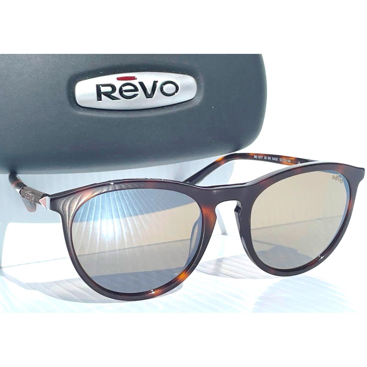 Revo Sage Shiny Tortoise Polarized Terra Brown Lens Sunglass 1217 02 BR