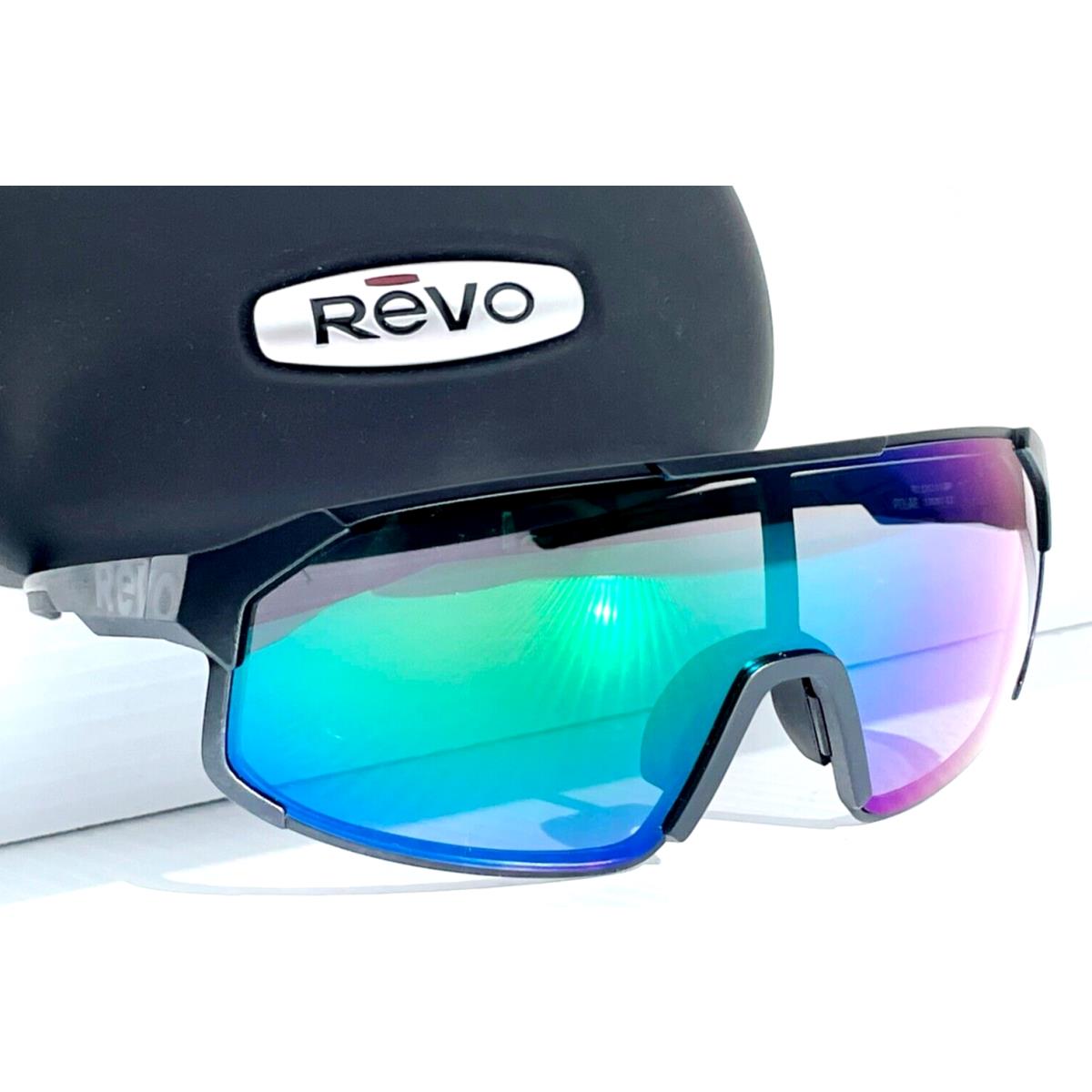 Revo Polar Matte Black Polarized Photochromic Evergreen Sunglass 1212 01 Gnp