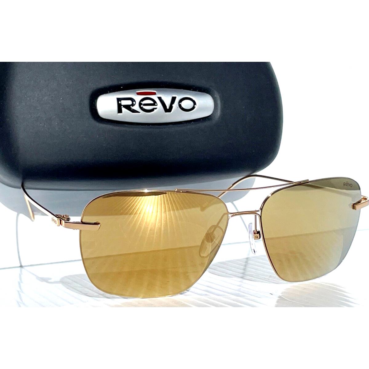 Revo Air 3 Shiny Gold Polarized Champagne Lens Sunglass 1209 04 CH