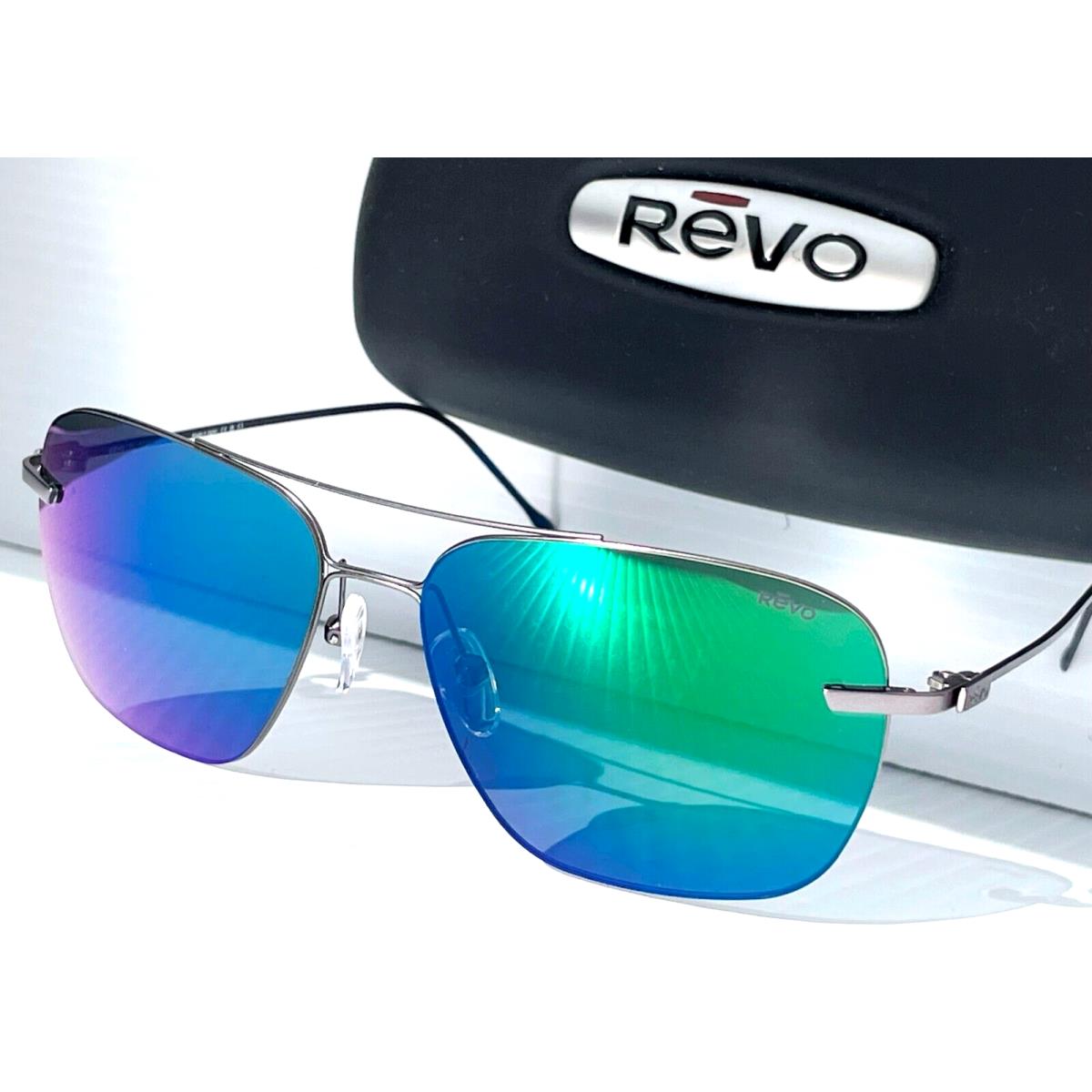 Revo Air 3 Satin Gunmetal Polarized Photochromic Evergreen Sunglass 1209 00 Gnp