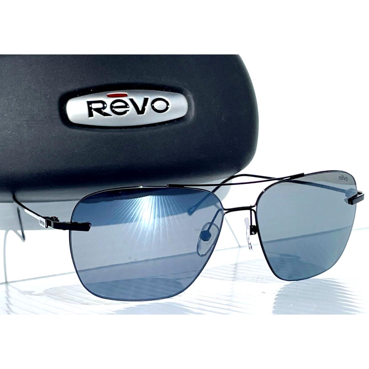 Revo Air 3 Shiny Black Polarized in Natural Grey Lens Sunglass 1209 01 GY