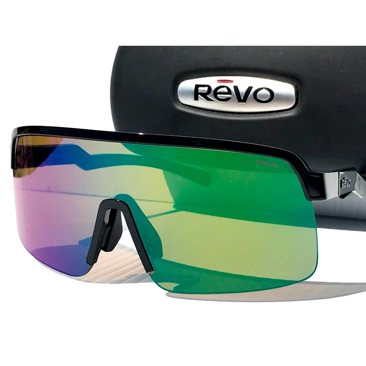 Revo Omega Matte Black Polarized Evergreen Lens Sunglass RE 1213 11 GN