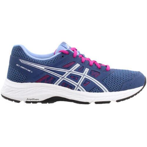 Asics Gelcontend 5 Running Womens Blue Sneakers Athletic Shoes 1012A234-401