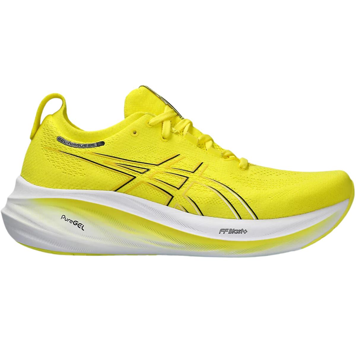 Men`s Asics Gel-nimbus 26 Running Shoes All Colors US Sizes 7-14 Bright Yellow/Black