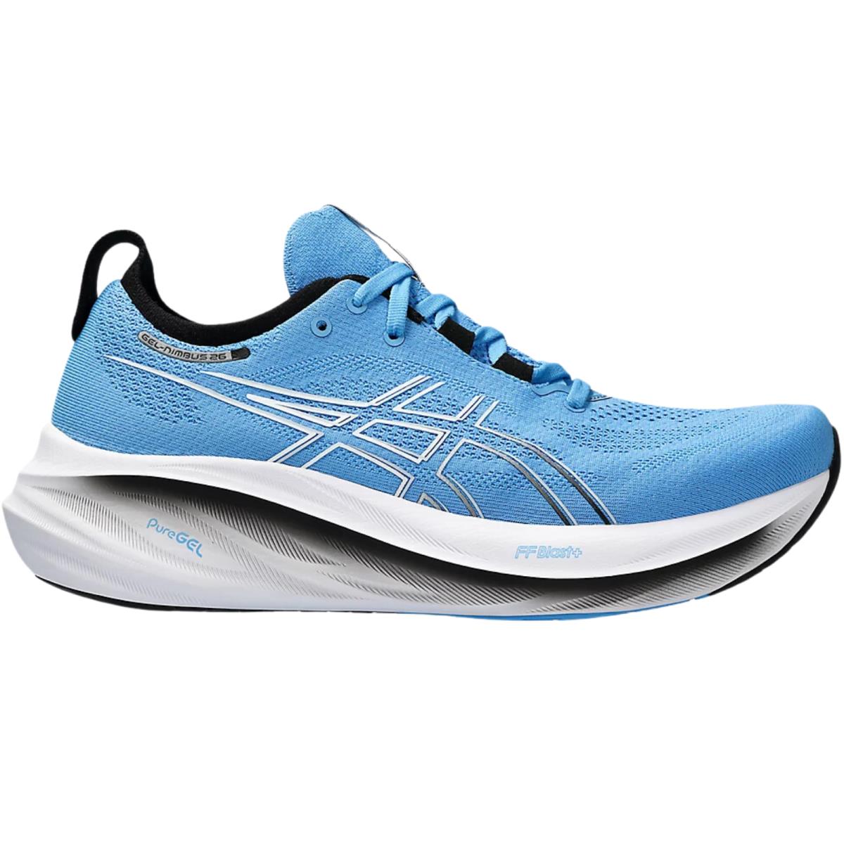 Men`s Asics Gel-nimbus 26 Running Shoes All Colors US Sizes 7-14 Waterscape/Black