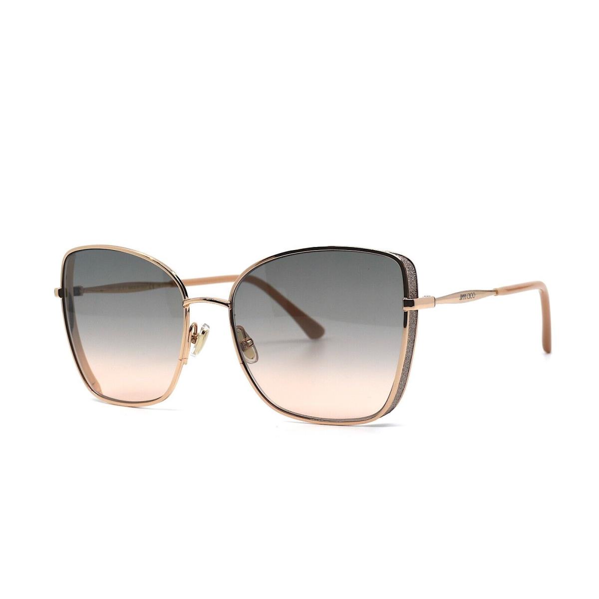 Jimmy Choo Alexis/s PY3 Gold Copper Grey Gradient Women`s Sunglasses