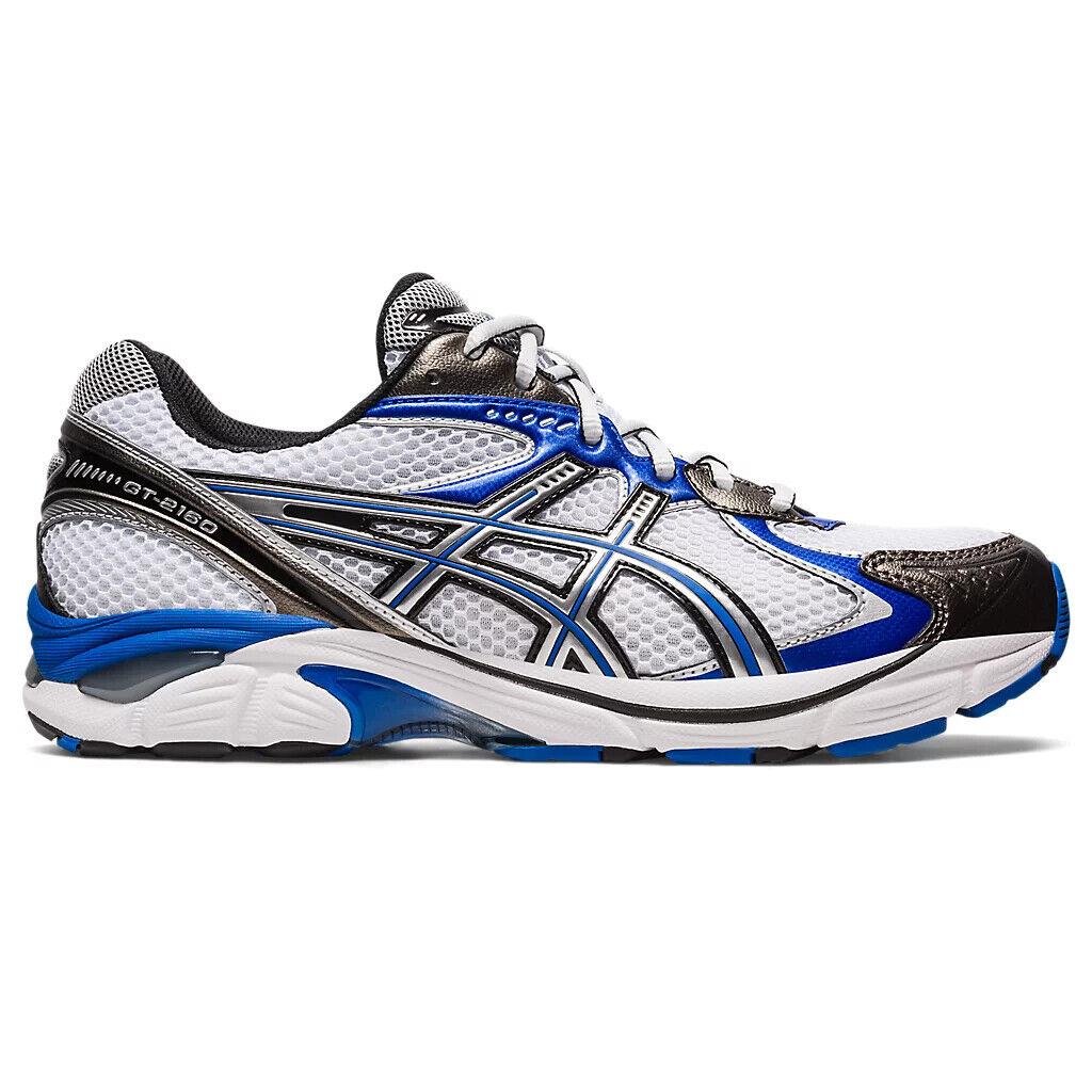 Men`s Asics GT-2160 White Illusion Blue 1203A275-101 Shoes Sneakers - White