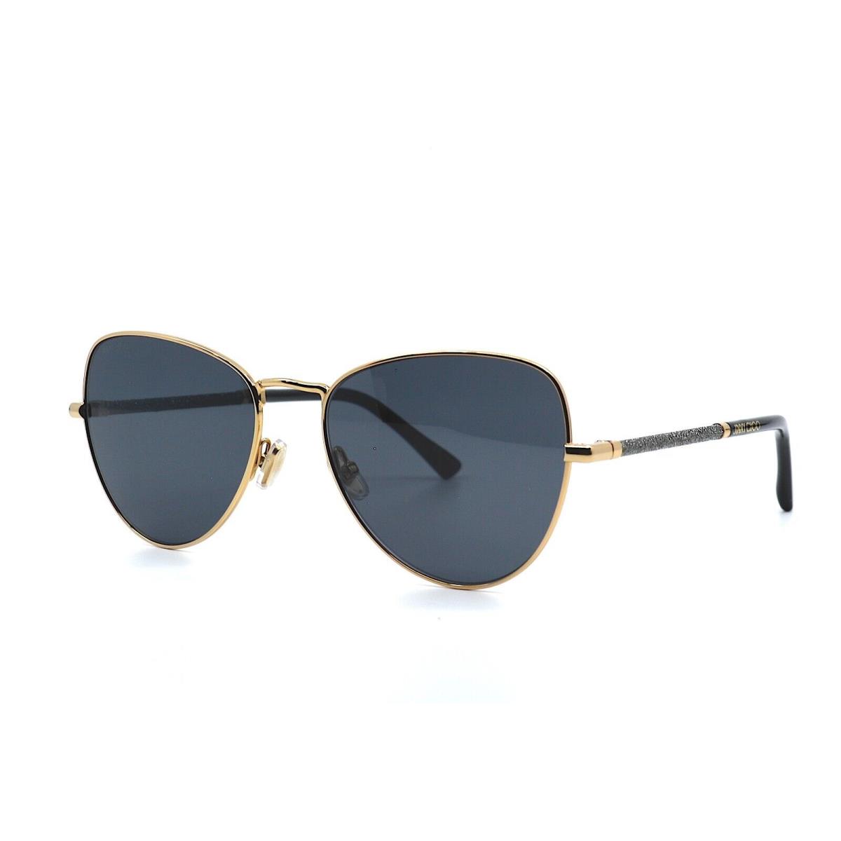 Jimmy Choo Carol/s 2M2 Gold Dark Grey Women`s Sunglasses