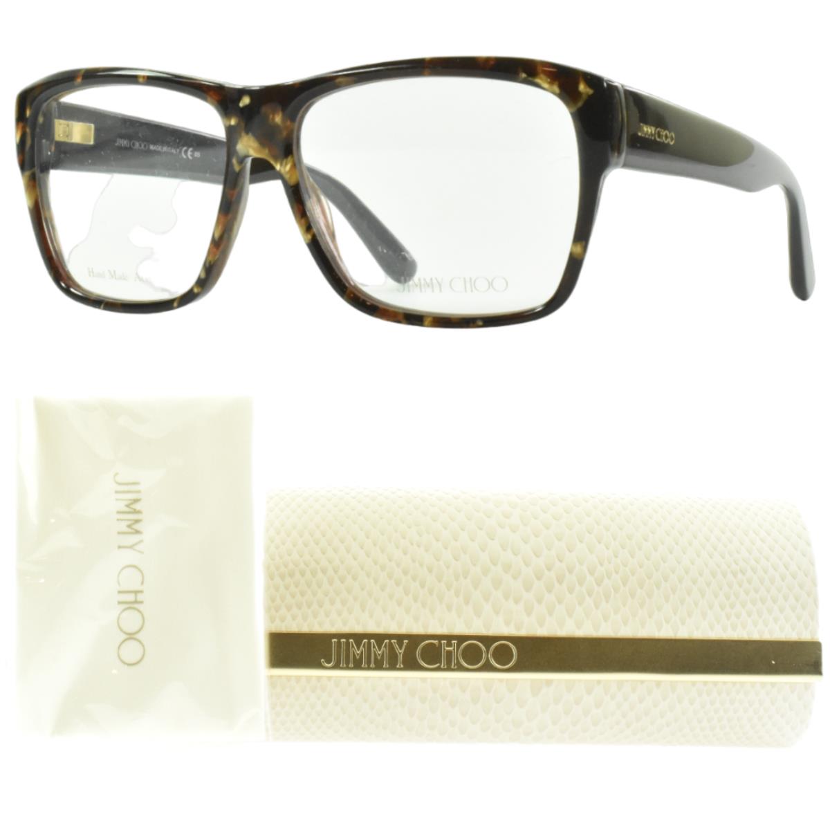 Jimmy Choo JC 116 W03 Square Full Rim Womens Brown Optical Frame