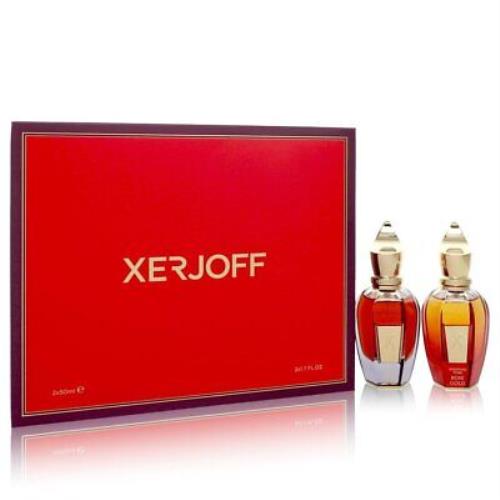 Shooting Stars Amber Gold Rose Gold by Xerjoff Gift Set - 1.7 oz Edp