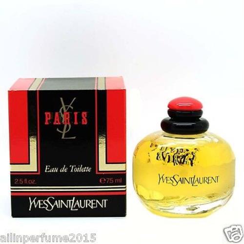 Ysl Paris by Yves Saint Laurent 2.5 Fl.oz 75 ml Eau De Toilette Splash For Women