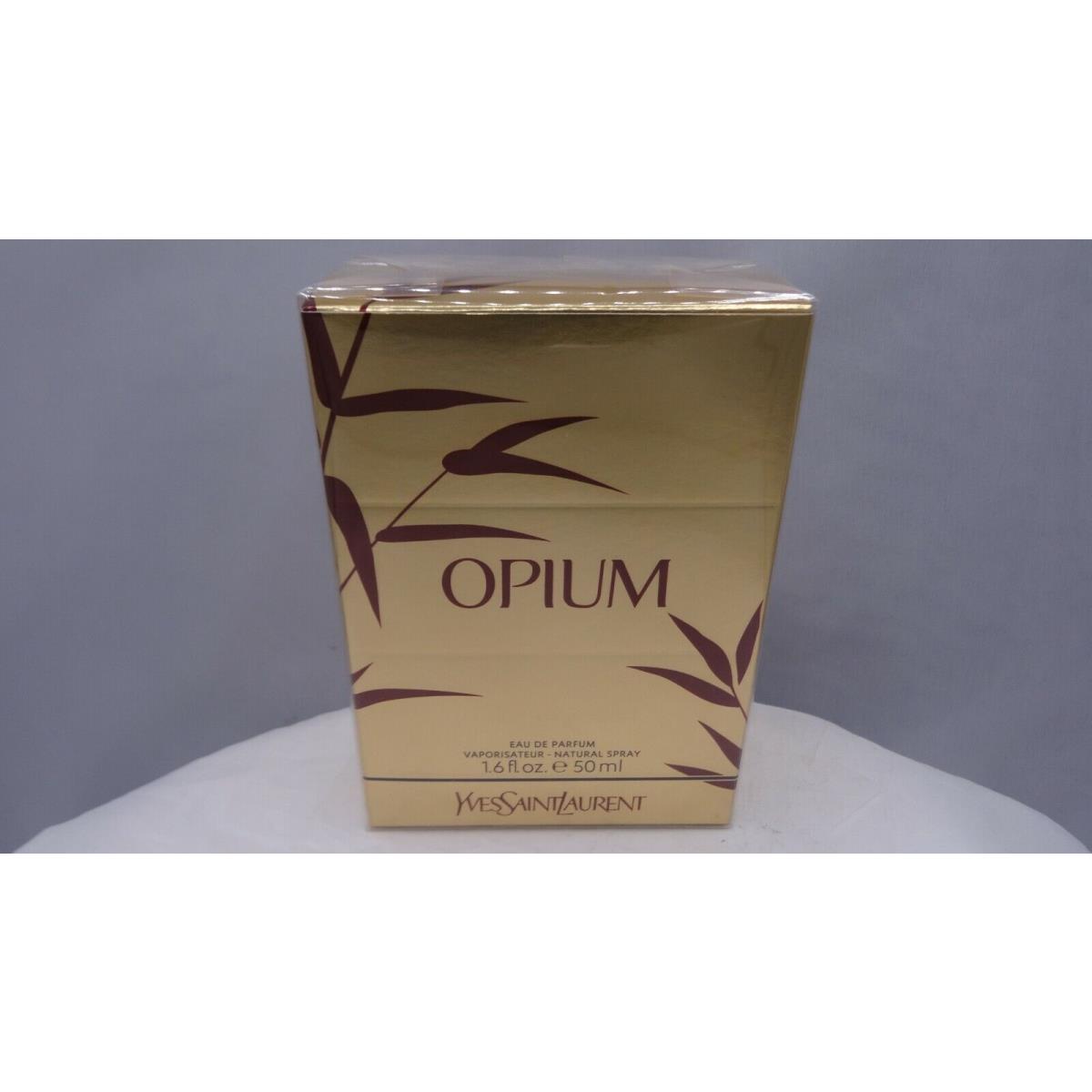 Yves Saint Laurent Opium Eau De Parfum Spray 1.6 oz Packaging For Women