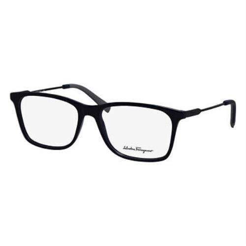Salvatore Ferragamo SF 2876 439 Blue Metal Square Eyeglasses 55mm