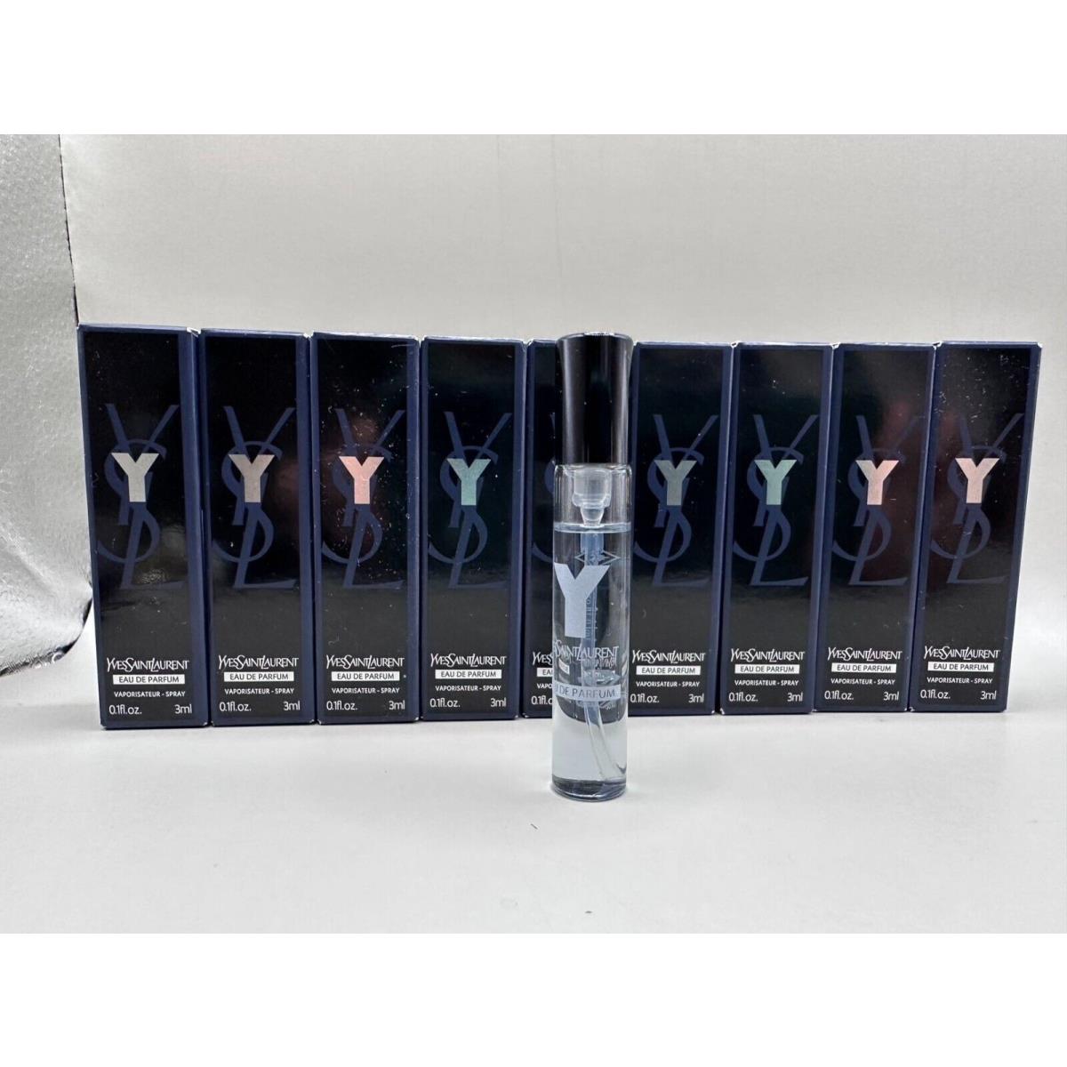 Lot OF 10 Yves Saint Laurent Eau DE Parfum For Men 3ML/0.1OZ Mini Size