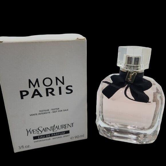 Mon Paris By Yves Saint Laurent Ysl Eau De Parfum 3oz/90ml Spray W/ Box as Shown