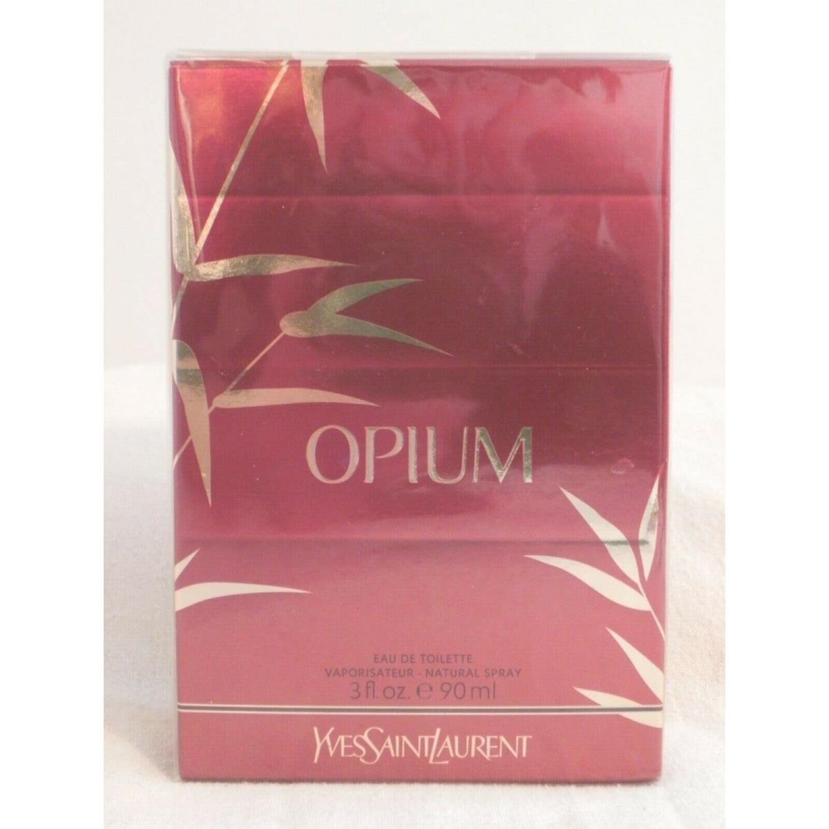 Yves Saint Laurent Opium 3 Fl. Oz. Eau De Toilette Women`s Natural Spray