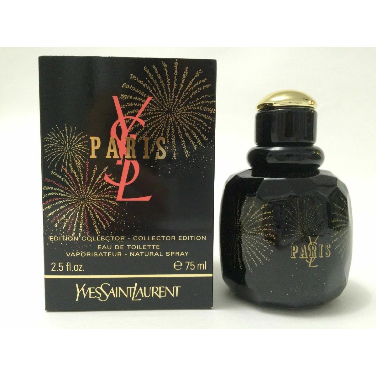 Paris Yves Saint Laurent Eau de Toilette Women 2.5 oz Spray Collector Edition