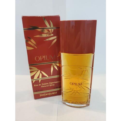 Opium by Yves Saint Laurent 1.6 oz Edt Spray Slightly Worn Box