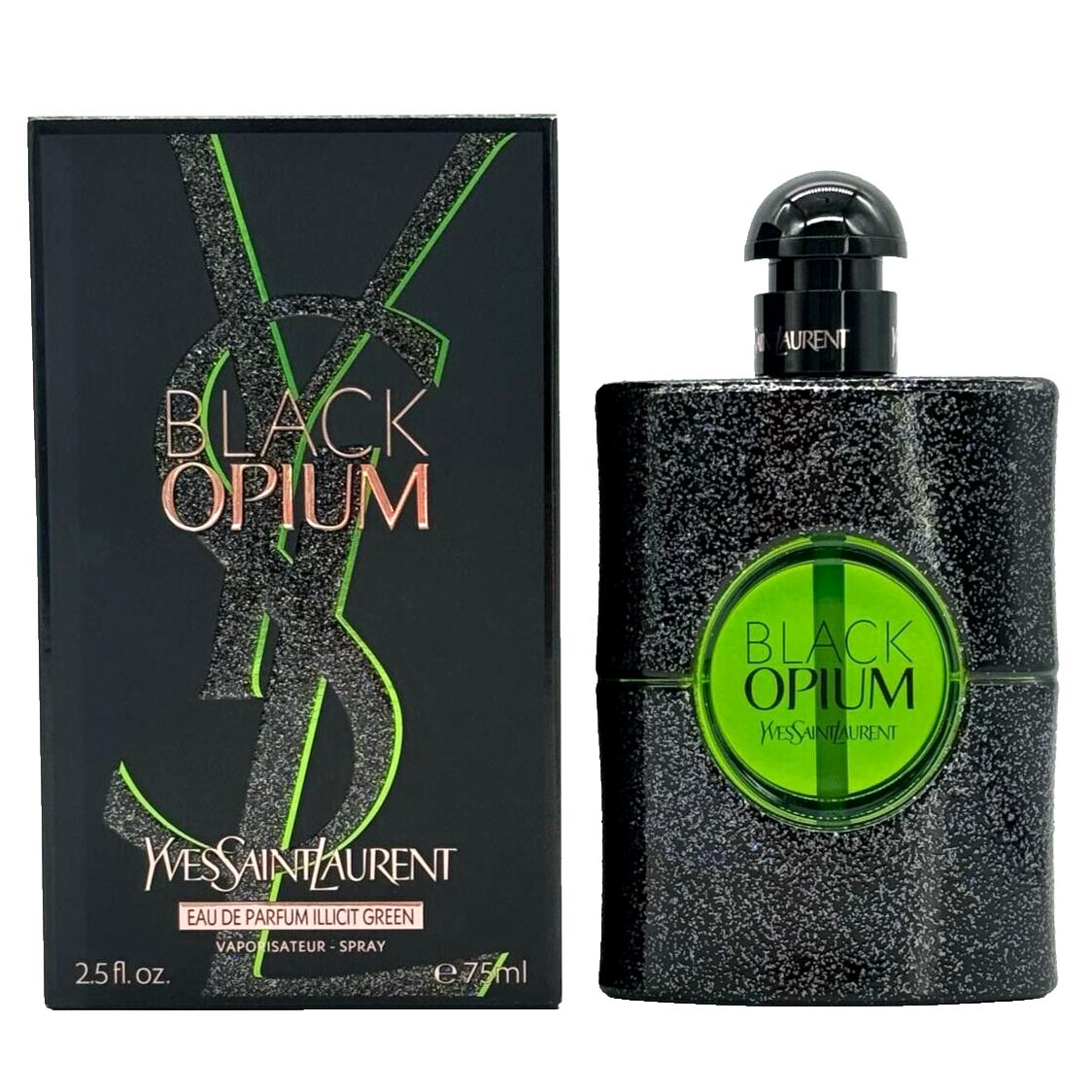 Ysl Black Opium Illicit Green by Yves Saint Laurent 2.5 oz Eau de Parfum Spray