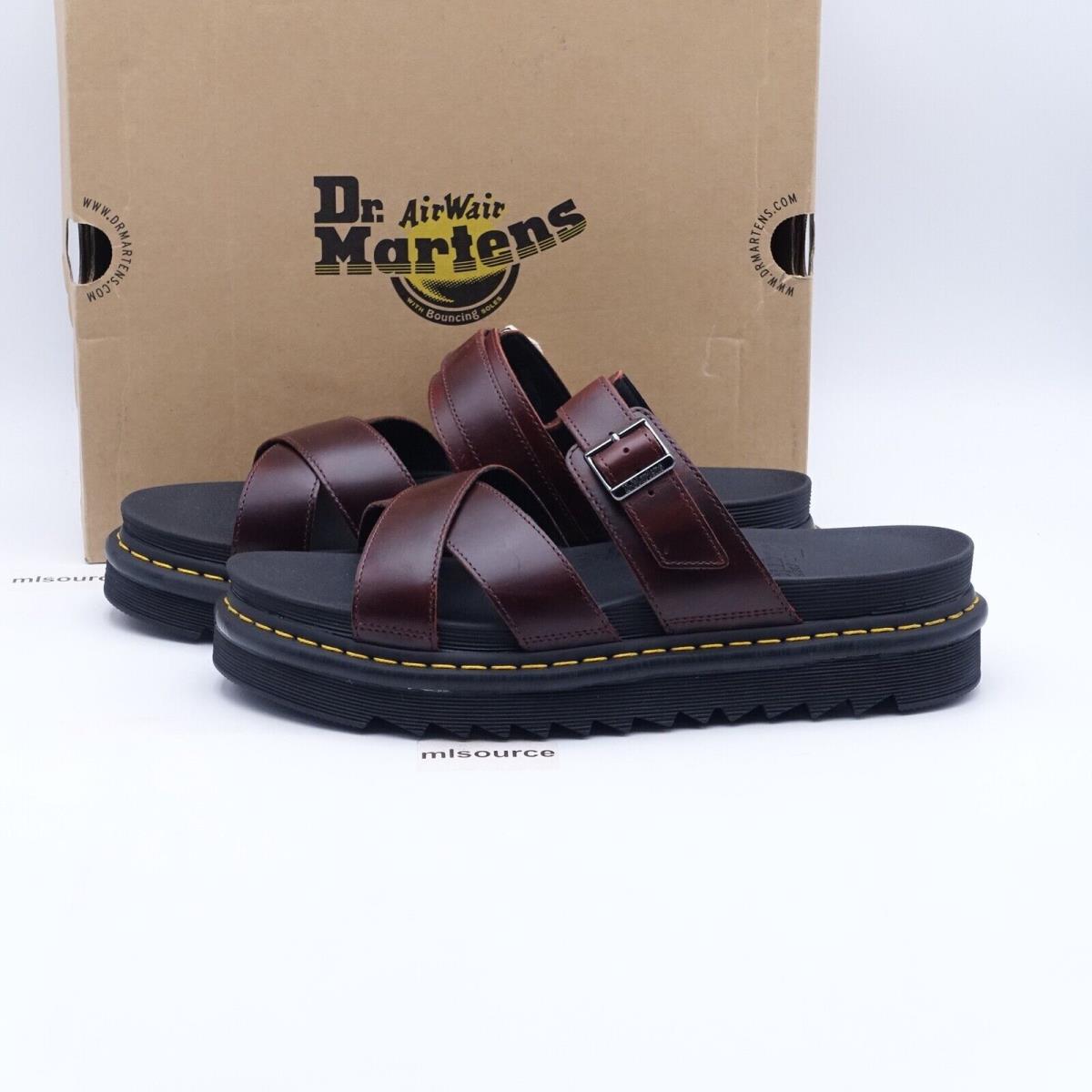 Size 14 Men`s Dr. Martens Ryker Platform Slide Sandals 24515211 Charro Brando