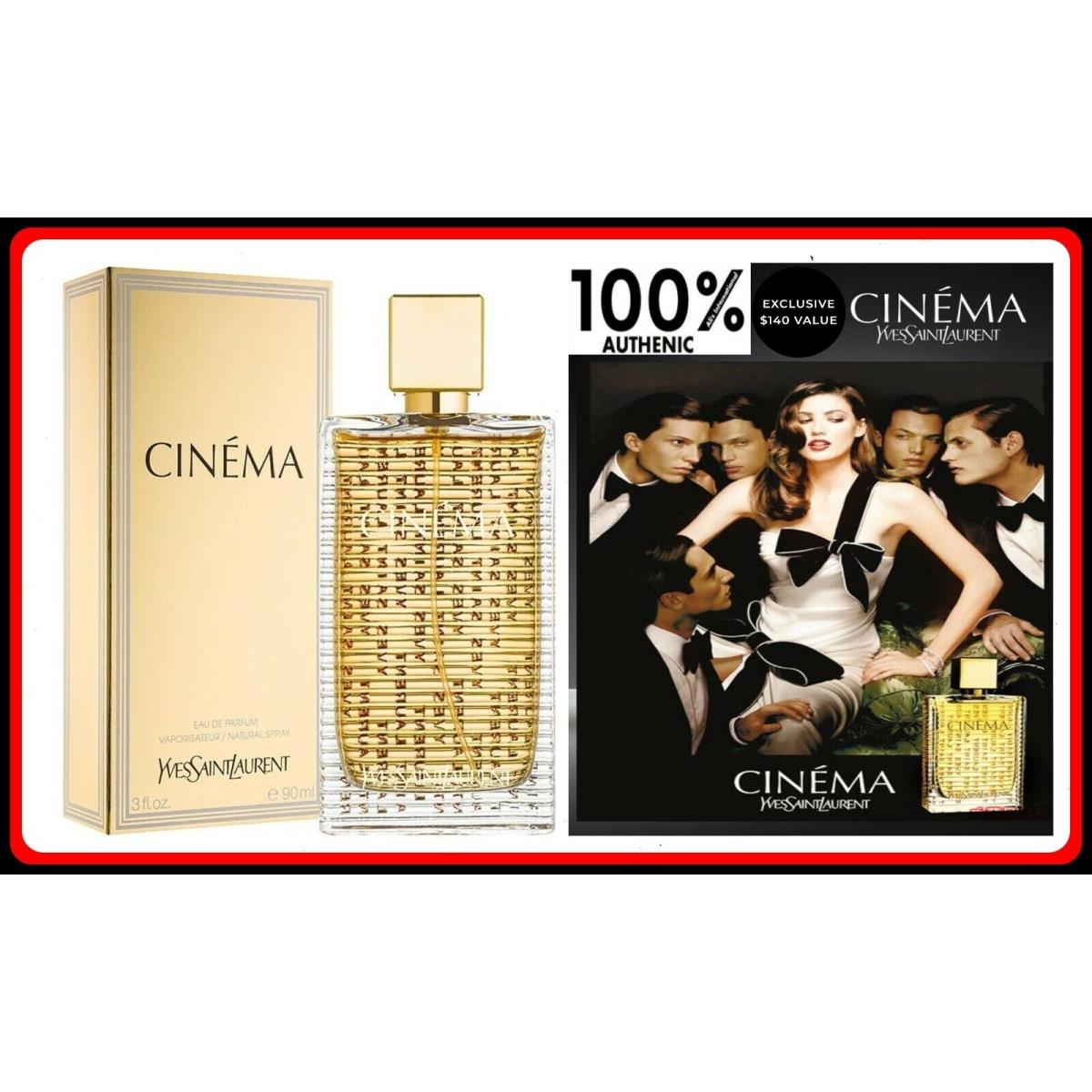 Cinema Yves Saint Laurent 3oz Eau De Parfum Women Spray Box