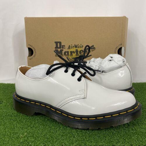 Dr. Martens Doc Patent Lamper White Core Womens Lace Up Shoes Size 8 1461