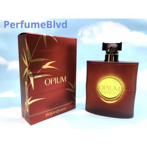 Opium Yves Saint Laurent 3 Fl.oz 90 ML Eau DE Toilette Spray Women Box