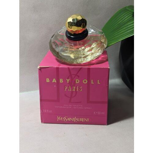 Vintage Yves Saint Laurent Baby Doll 1.6 oz 50ml Edt Spray Old Stock Box