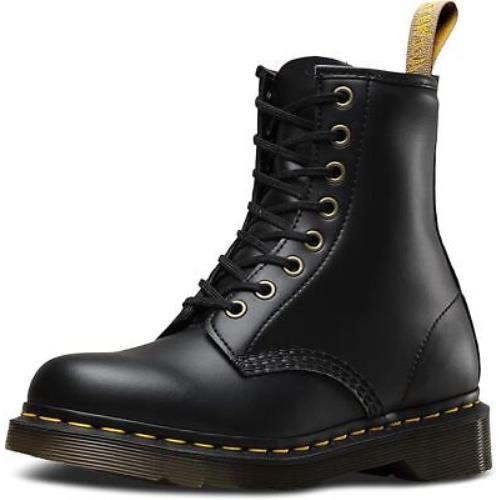 V1460 Dr. Martens Unisex Vegan 1460 Lace Up Boots Flex Rub Off Black Men Size 4