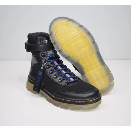 Dr Martens x Atmos Combs Tech Boots Mens 8 US Smooth Leather Recycled Super Knit