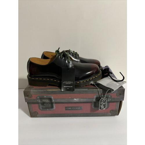 Dr Martens 1461 The Clash Arcadia Cherry Red Oxfords Size M7 W 8 W Box