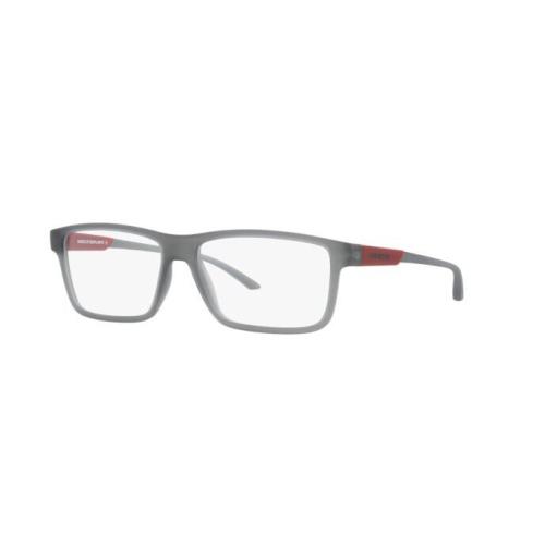 Arnette 0AN7216 2848 Matte Transparent Gray Rectangle 54mm Men`s Eyeglasses