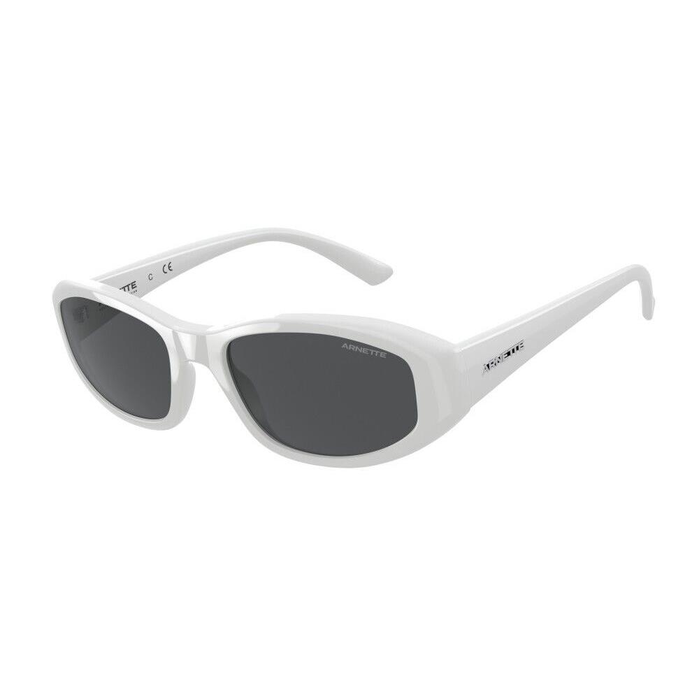 Arnette AN4266 262487 White Rectangle Gray Non-polarized 54mm Men`s Sunglasses