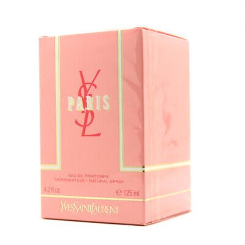 Paris by Yves Saint Laurent 4.2 Fl.oz - 125 ml Eau De Printemps Spray For Women