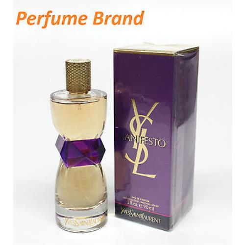 Yves Saint Laurent Manifesto Ysl 3 oz / 3.0 oz 90ml Spray Eau de Parfum Edp For Women