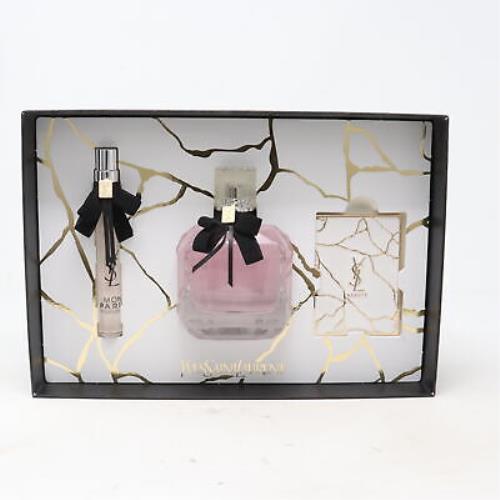 Yves Saint Laurent Mon Paris Eau De Parfum 3- Pcs Set /