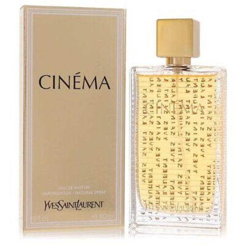 Cinema by Yves Saint Laurent Eau De Parfum Spray 3 oz For Women