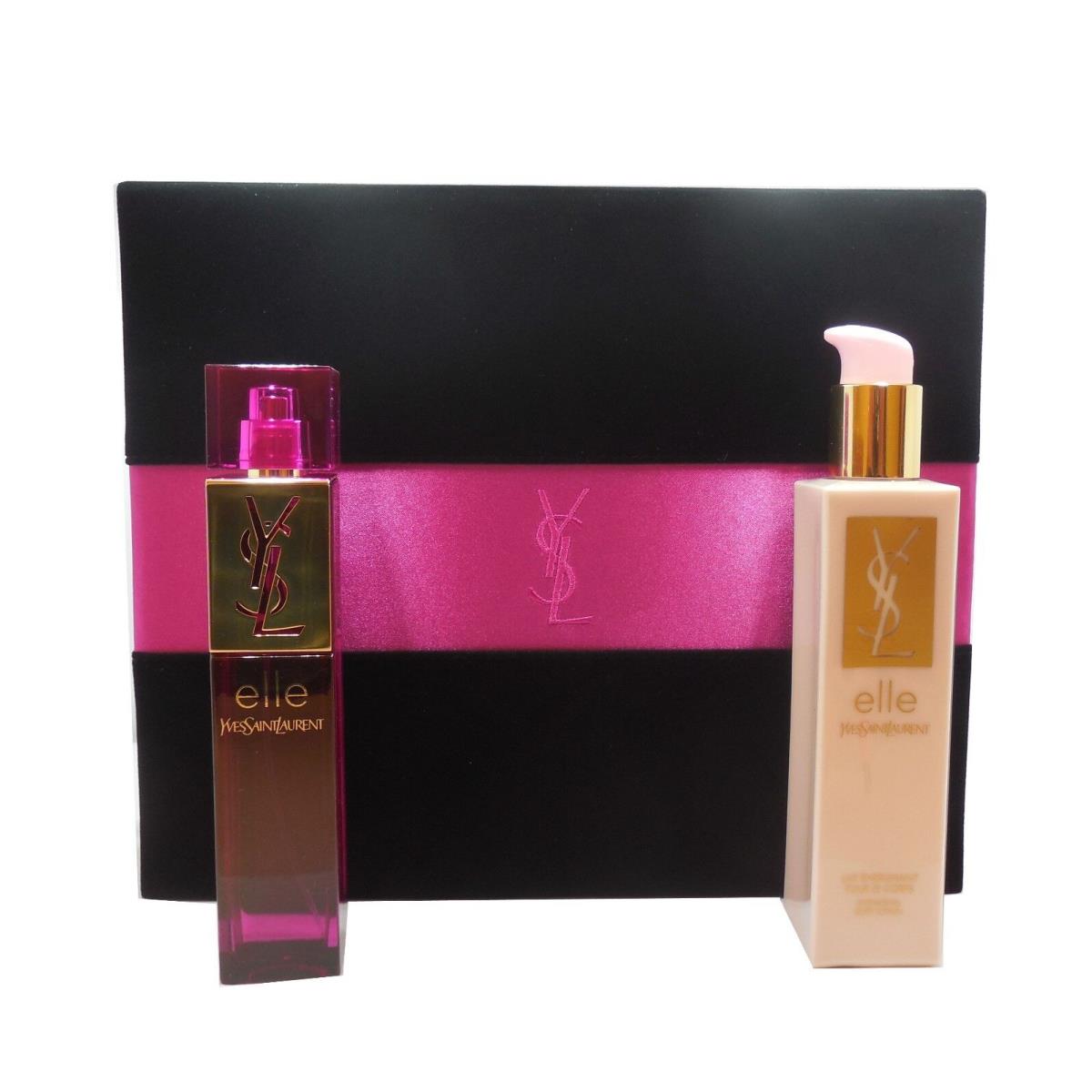 Yves Saint Laurent Elle 2 Piece Gift Set Eau DE Parfum Spray 90ML NIB-YSL14016