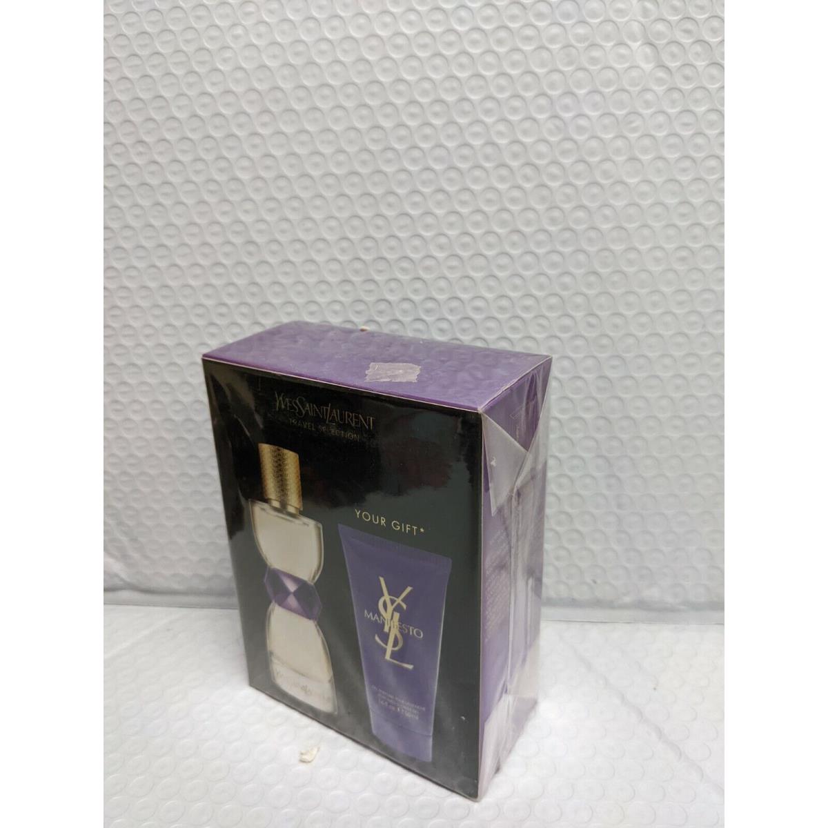 Manifesto By Yves Saint Laure 2pc Set For Women 1.6 OZ Edp Shower Gel Rear