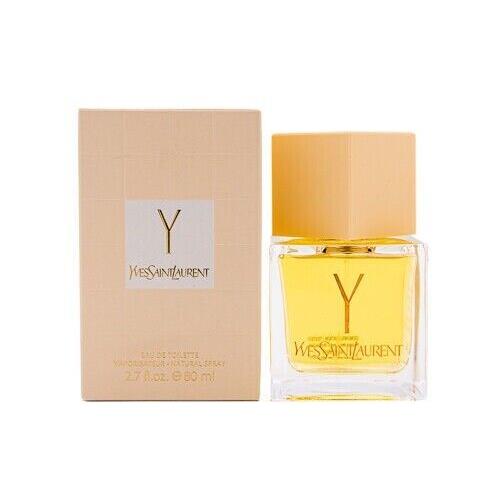 Y by Yves Saint Laurent 2.7 oz -80 ml Edt Spray For Women Sealed