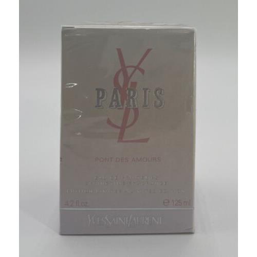 Paris Pont Des Amours By Yves Saint Laurent Eau De Printemps Springtime 4.2 Oz