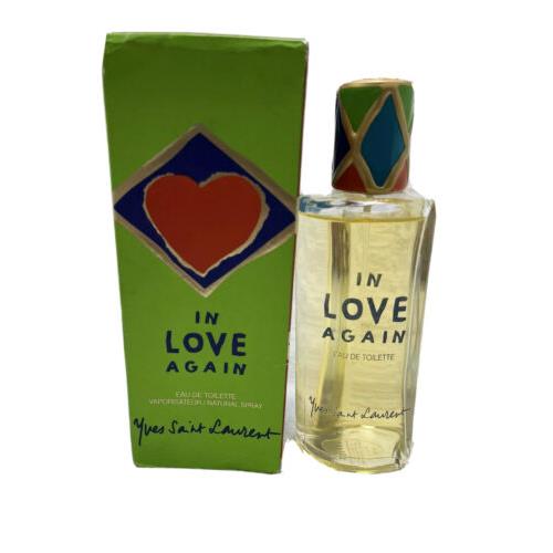 Yves Saint Laurent IN Love Again Eau DE Toilette 3.3OZ Spray BY Ysl Please Look AT AD Pics