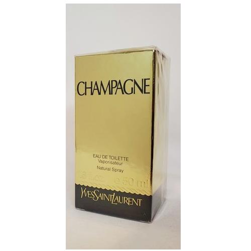 Yves Saint Laurent Champagne Eau De Toilette Spray Women`s 1.6oz Box Rare