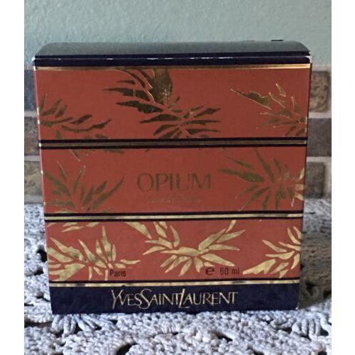 Vintage Yves Saint Laurent Opium Edt For Women. 2fl oz/60ml