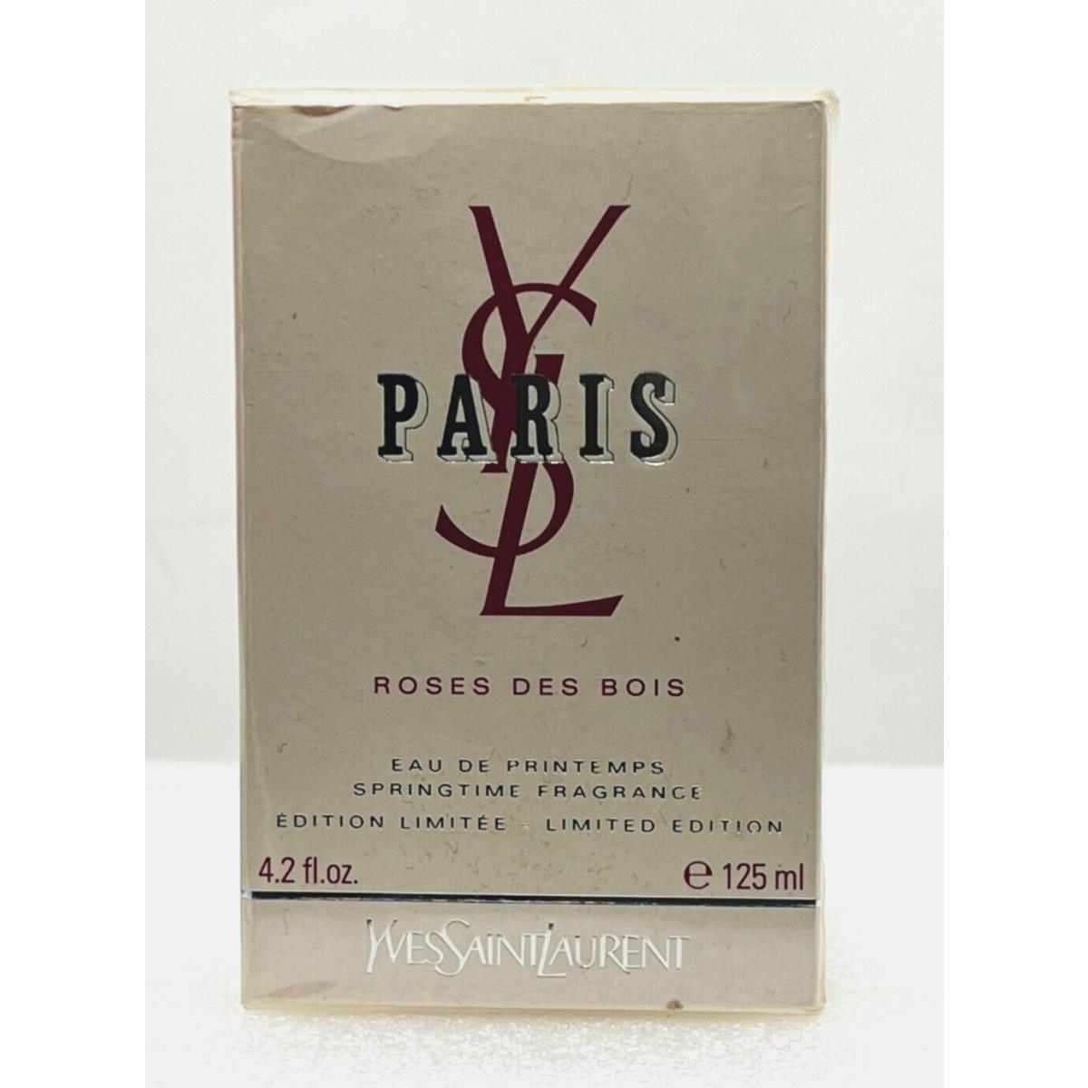 Paris Roses Des Bois by Yves Saint Laurent -125ml/4.2 oz Eau de Printemps Spray