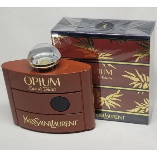 Vintage Opium Yves Saint Laurent Edt Splash Ysl 2.0 Oz Women